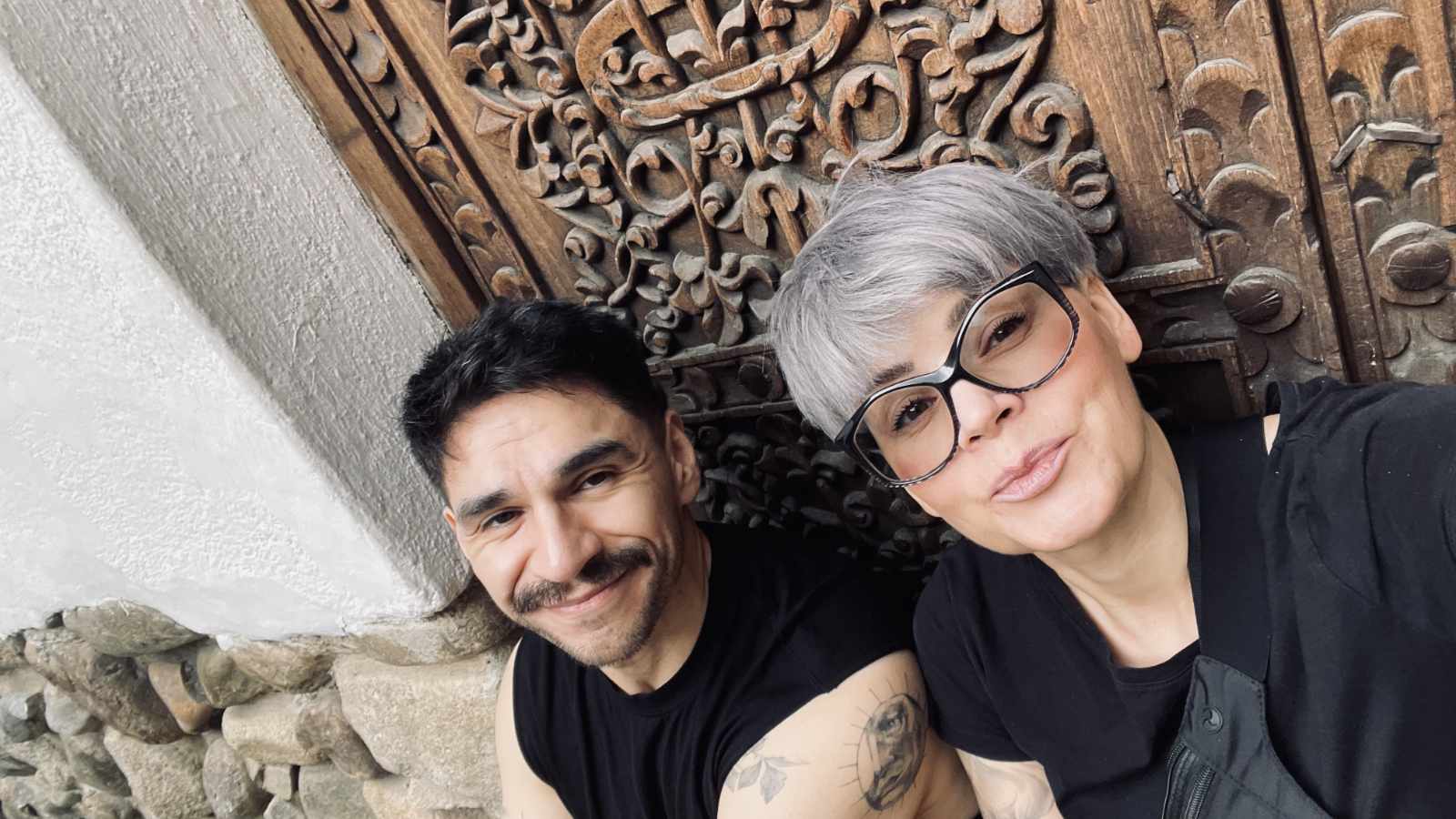 Sam Acebey und Anja Kieselbach von Kieselbach Friseur Berlin Mitte zusammen in Bolivien
