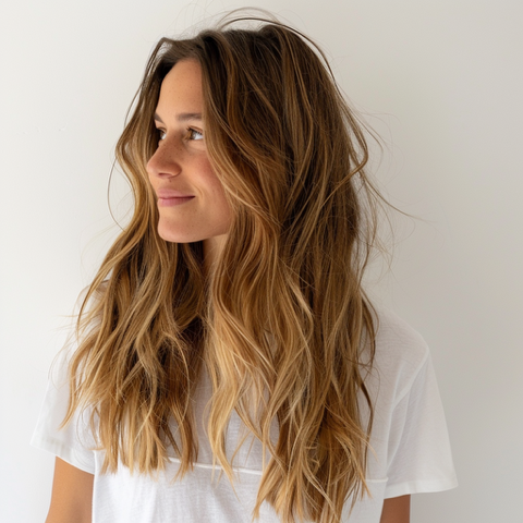 Balayage für langes Haar