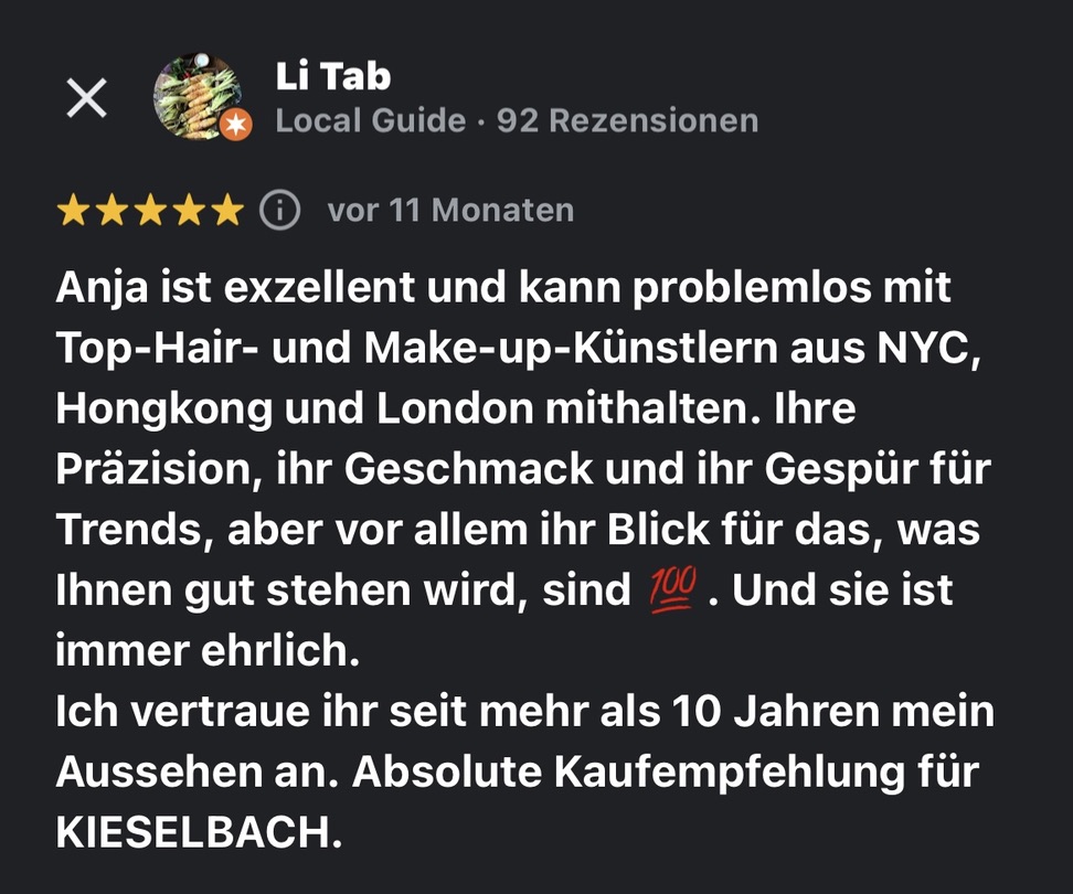 Rezension Friseur Berlin Mitte