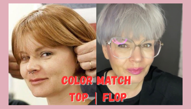 Color Match Top und Flop Beispiel
