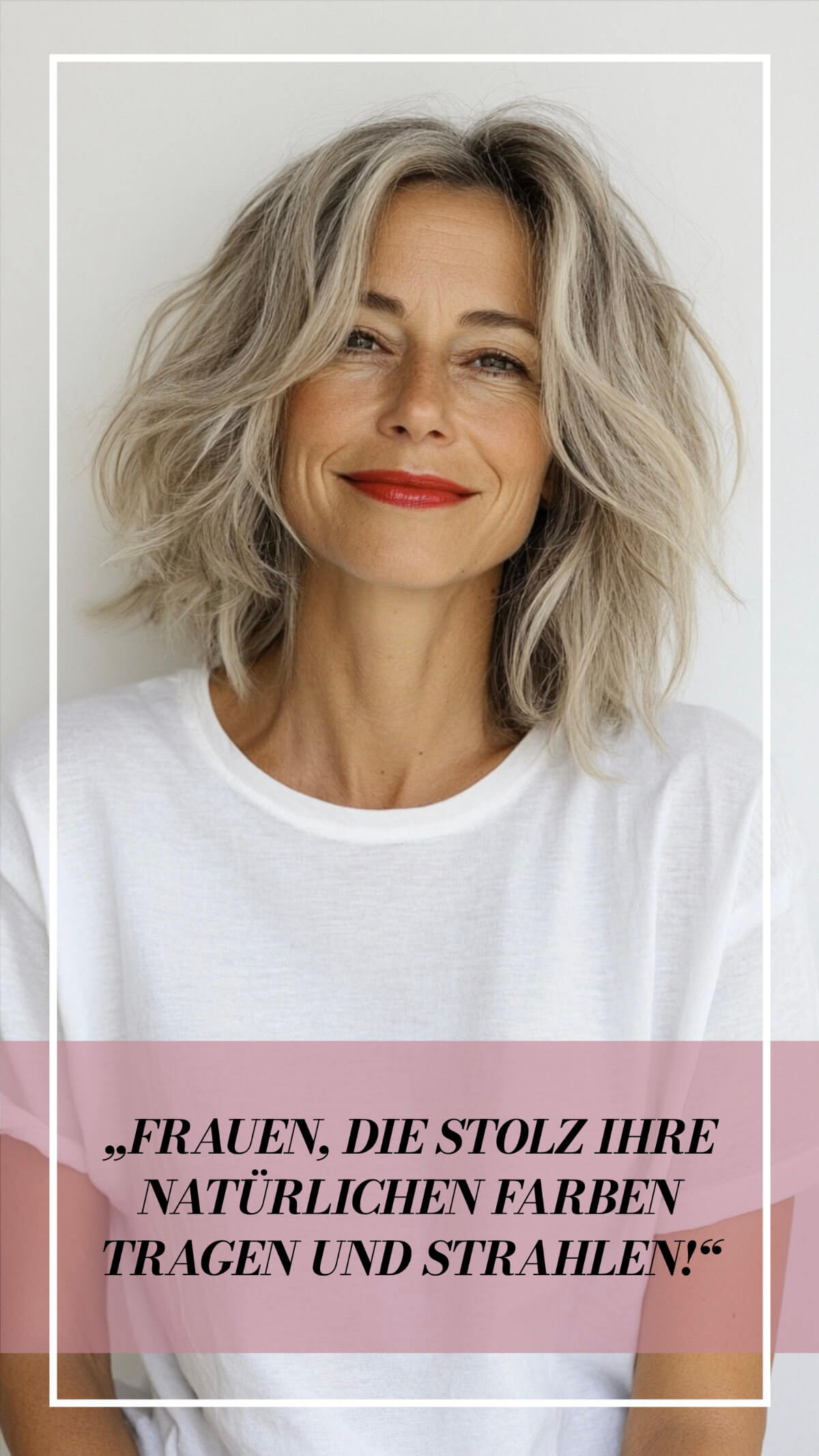 Frauen mit natürlichen Farben