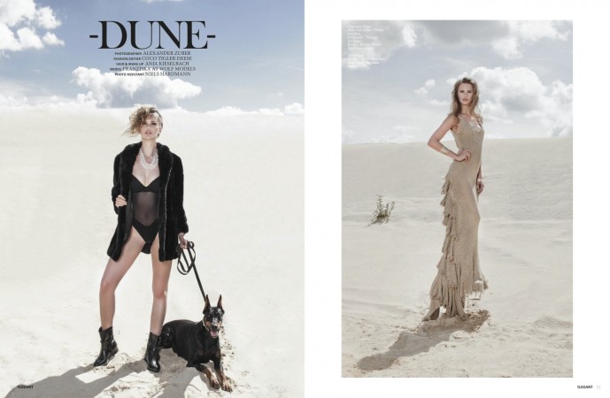Photographer Alexander Zuber Fashion Editor COCO TIGLER DEESE Hair & Make-Up ANJA KIESELBACH Mode FRANZISKA AT WOLF MODELS Photo Assistent NIELS HARDMANN