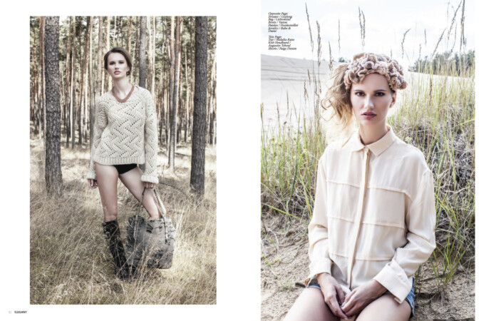 Photographer Alexander Zuber Fashion Editor COCO TIGLER DEESE Hair & Make-Up ANJA KIESELBACH Mode FRANZISKA AT WOLF MODELS Photo Assistent NIELS HARDMANN